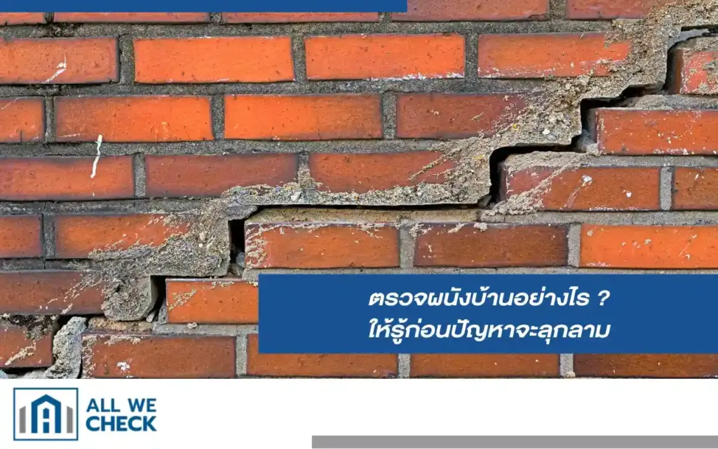 ตรวจผนังบ้านให้รู้ก่อนปัญหาจะลุกลาม
